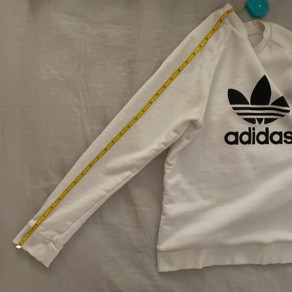 adidas adicolor classics trefoil crewneck sweatshirt size men’s small - Picture 8 of 9